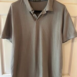 Pique Polo - gray polo - XXL